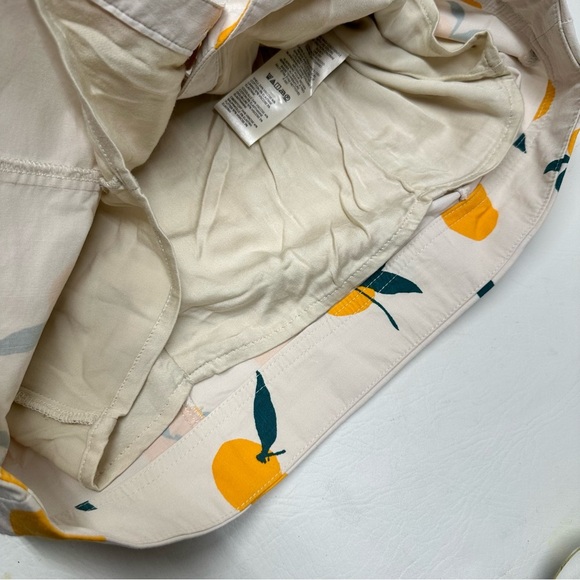 MAEVE BY anthropologie Dylan Mierzwinsky Orange Print Sleeveless Dress size M - Picture 10 of 11